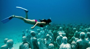 Un musée sous l’eau à Cancun