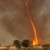 Une tornade de feu dans le désert australien