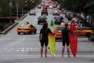 Du surf dans les rues de New York
