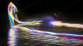 Illume Redbull: Wakeboard et Light Painting