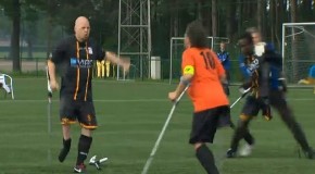 Bagarre générale lors d’un match de foot unijambiste